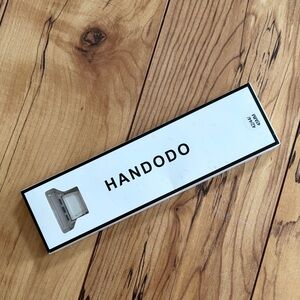 Handodo genuine leather interchangeable smartwatch band unisex off white cream.